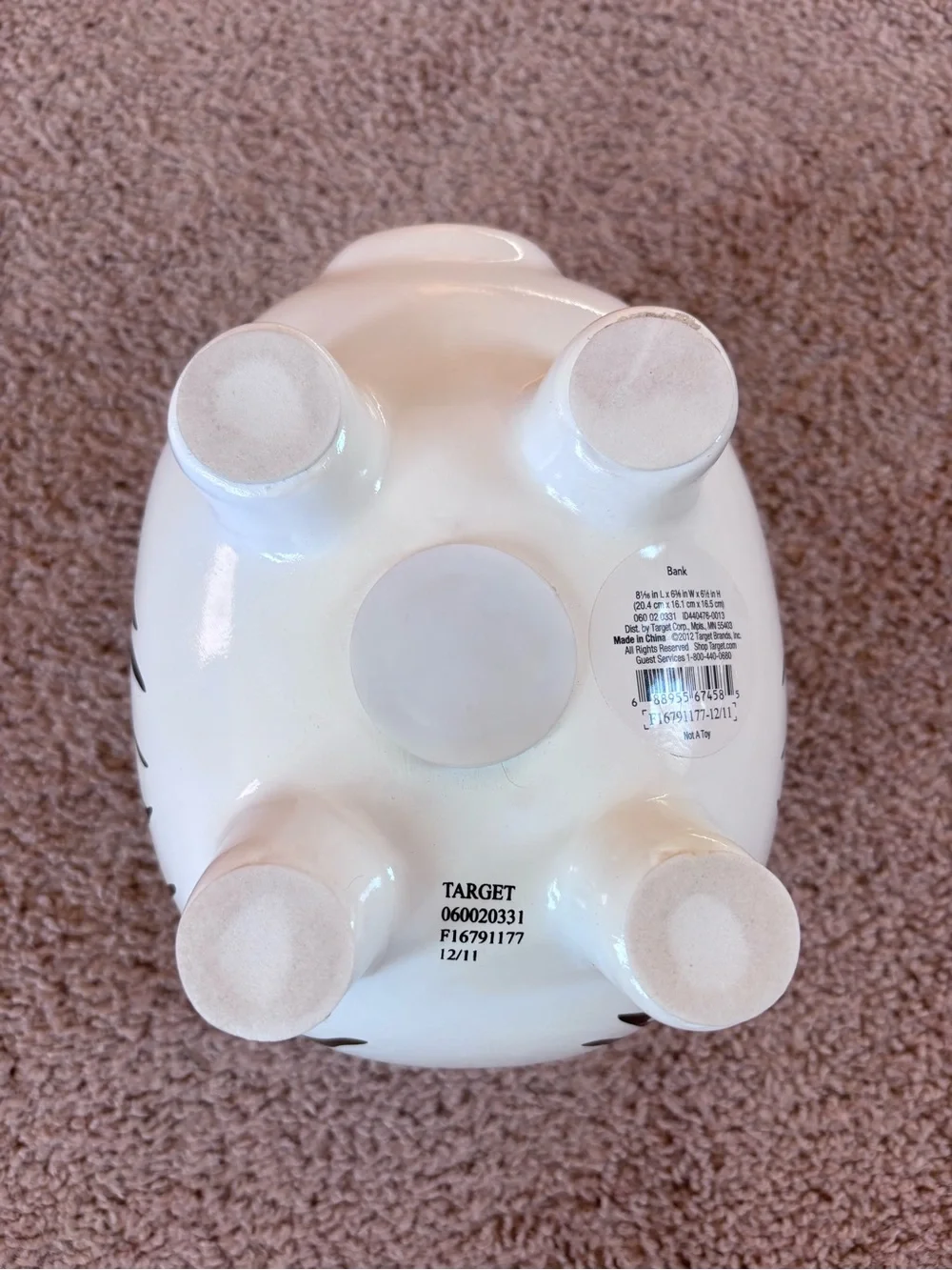 Target white piggy